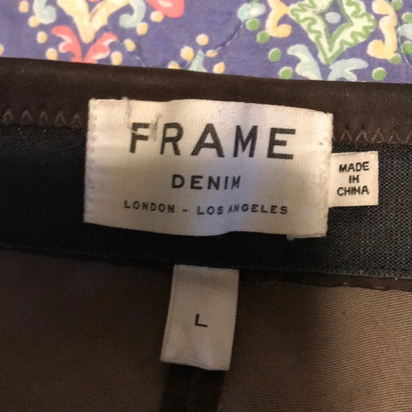 Frame Denim Suede Leggings - Picture 7 of 8